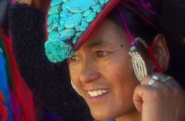 A performer at the Ladakh Festival