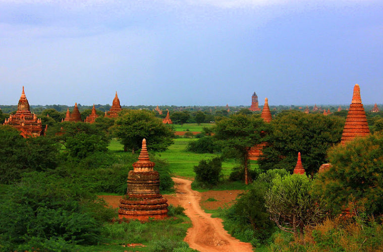 Bagan Myanmar has great natural beauty