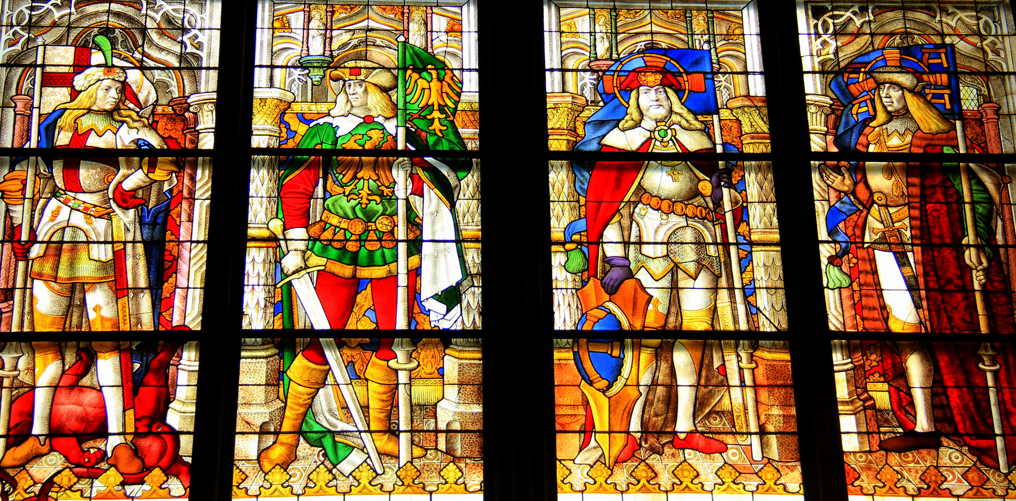 stained glass windows at Cologne Cathedral