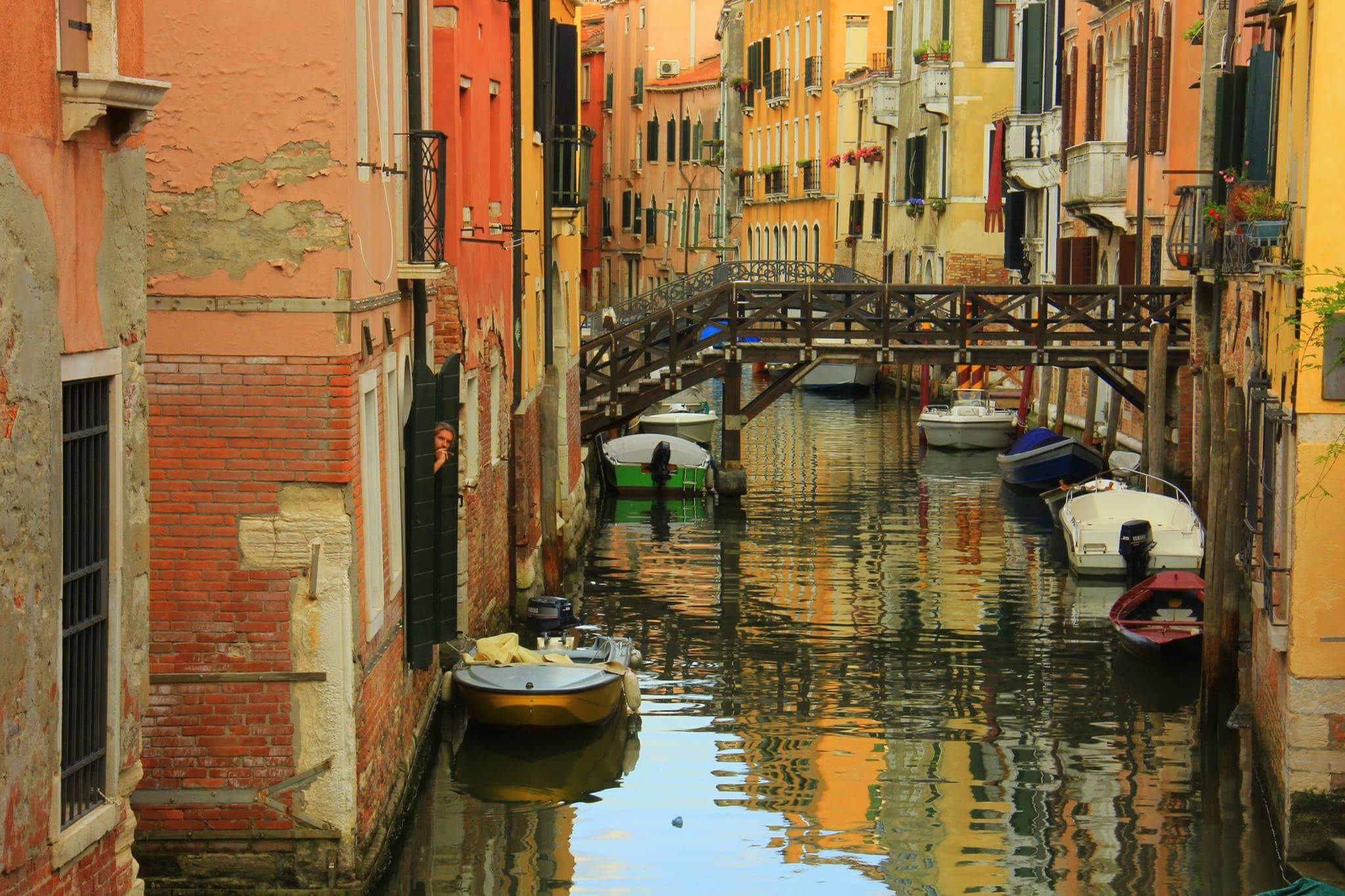 Reflections on a Venice canal