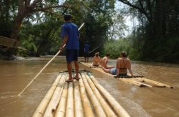 bamboo rafting in chiang mai