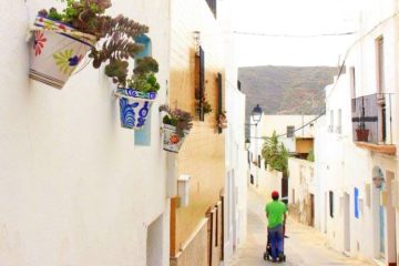 nijar is a pretty village in almeria