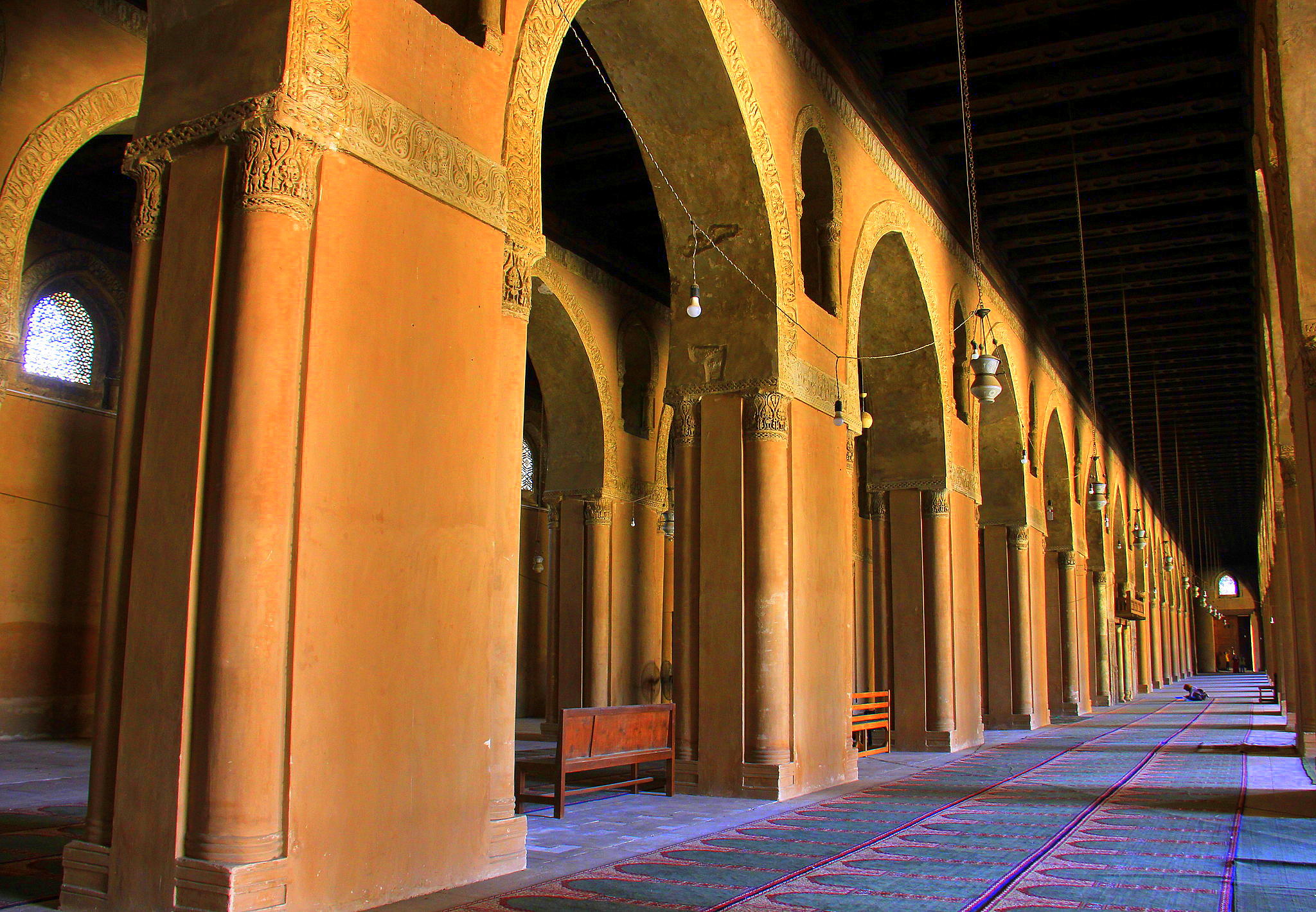 Ibn Tulun Mosque courtyard