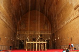 liwan of sultan hassan mosque madrassa in cairo